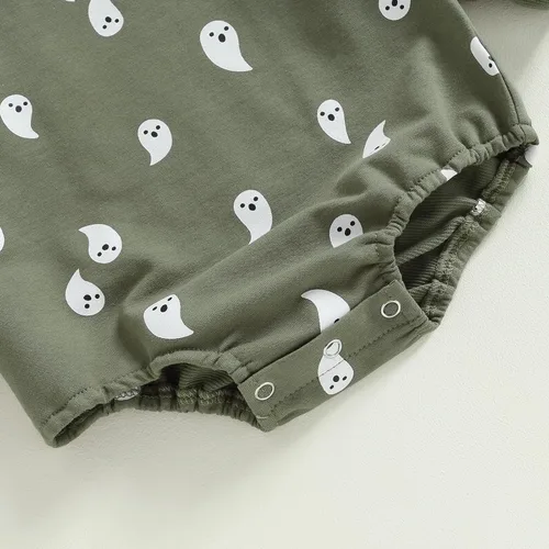 Vista 5 de Thorn Tree Sudadera de manga larga de Halloween para bebé, niño, niña, suéter de gran tamaño, cuello redondo, ropa de otoño e invierno