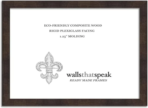 Vista 2 de wallsthatspeak Marco de rompecabezas, granero americano, 19x13