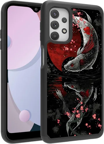 Vista 16 de Funda diseñada para Samsung Galaxy A32 (6.5"), funda duradera para teléfono con diseño de mármol abstracto firmado para Galaxy A32 5G, resistente