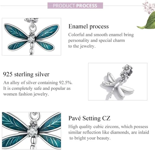 Vista 55 de Abalorios de plata de ley para pulseras, collares, familia para siempre, circonita cúbica, regalo de joyería para mujeres