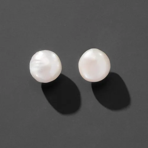 Vista 6 de Ross-Simons - Pendientes de perlas cultivadas de 0.630 x 0.512 in en oro amarillo de 14 quilates para mujeres