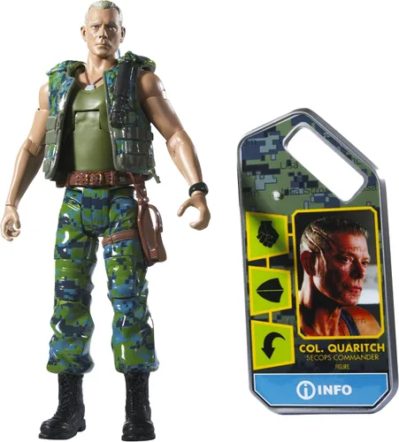 Vista 2 de Mattel Figura del coronel Miles Quatrich de los maestros de la película Avatar