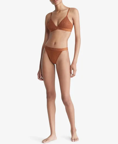 Vista 4 de Calvin Klein Tanga intrínseca sin forro de pierna alta para mujer