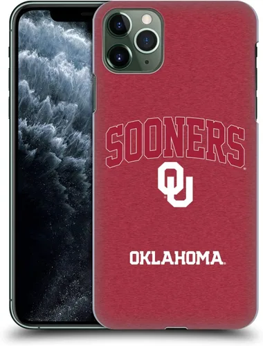 Vista 8 de Head Case Designs Funda rígida con licencia oficial de la Universidad de Oklahoma OU Banner compatible con Apple iPhone 11 Pro Max