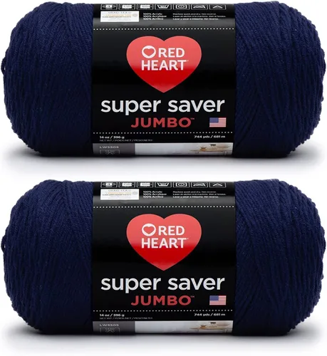 Vista 43 de Red Heart Super Saver Jumbo Ovillo de lana, Amatista