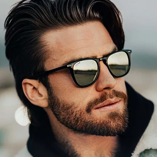 Vista 2 de DIFF Eyewear Brody Designer Classic Square Sunglasses for Men and Women