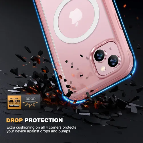 Vista 744 de DIACLARA - Funda transparente compatible con iPhone XR 6.1 pulgadas 2018