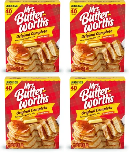 Vista 8 de Mrs. Butterworth - Mezcla de panqueques y waffle, 32 onzas