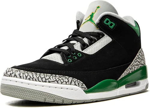 Vista 4 de Jordan Air Jordan 3 Retro - Tenis de cuero sintético para hombre