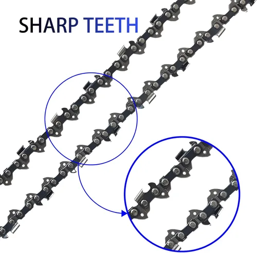 Vista 3 de 2 cadenas de motosierra de 16 pulgadas para Husqvarna 135, 240, 120 Mark II, cadena de repuesto para motosierra WEN 4017, 40417, 40417BT y más – 3/8