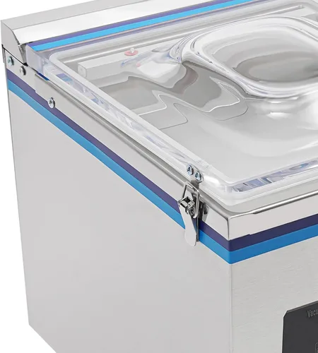Vista 4 de ZK-260 Máquina de envasado y sellado al vacío comercial Máquina de sellado al vacío de cámara de alimentos de cocina Control de microcomputadora