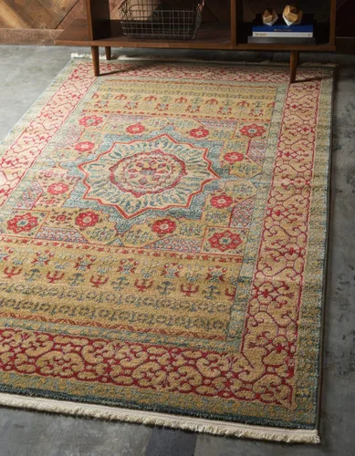 Vista 16 de Unique Loom Palace Collection - Alfombra Saray (2 pies x 3 pies 1 pulgada, rectangular, crema/marrón claro)