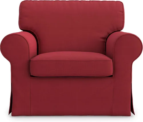 Vista 11 de MASTERS OF COVERS Ektorp - Funda de repuesto para sillón IKEA Ektorp (océano oscuro), no apta para sofá de la serie Uppland (solo funda de sillón)