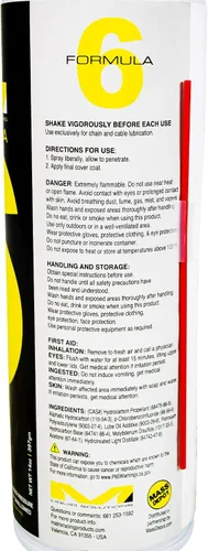 Vista 3 de Lubricante y protector de cadena de fórmula 6 de Matrix Liquid Solutions Lubricante de cadena de 14 onzas