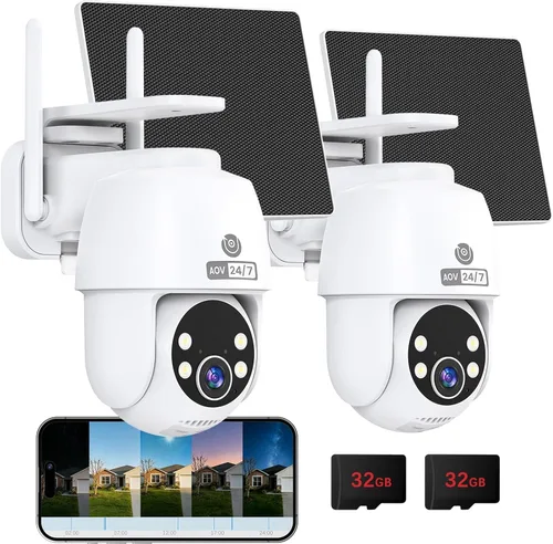 Vista 11 de MUBVIEW Cámara de seguridad inalámbrica para exteriores con grabación