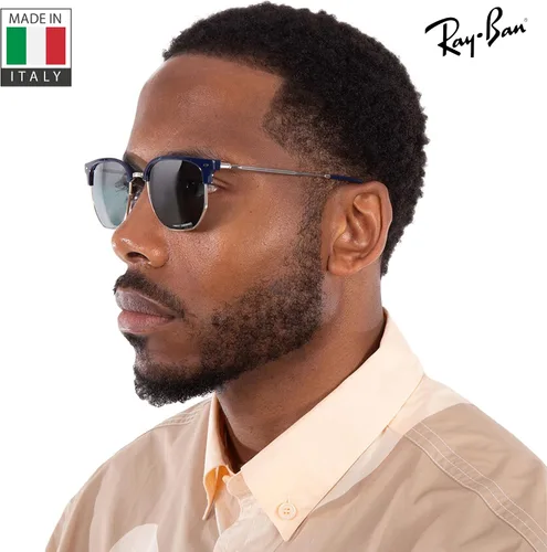Vista 25 de Ray-Ban RB4416 NEW CLUBMASTER - Gafas de sol de forma cuadrada redonda con kit oficial de gafas
