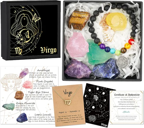 Vista 13 de Hihealer Regalos del zodiaco para mujeres, regalos espirituales, regalos del zodiaco, regalos de astrología para mujeres, regalos de horóscopo