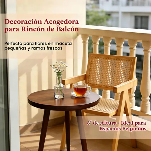 Vista 6 de Jarrón pequeño de cristal transparente de 6 pulgadas, paquete de 6 jarrones estilo bohemio moderno Vintage Vase for Table Centerpiece, Home Desk