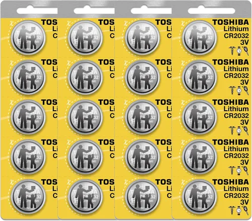 Vista 6 de Toshiba CR2032 3 Volt Pila de Litio Tipo Moneda (5 Baterías)