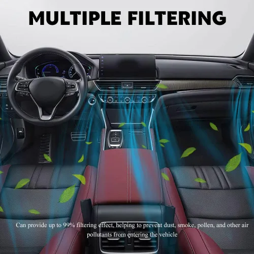 Vista 7 de CF10134 Filtro de aire de cabina, filtro de aire acondicionado para automóvil, filtros de cabina de alta calidad con carbón activado, filtros