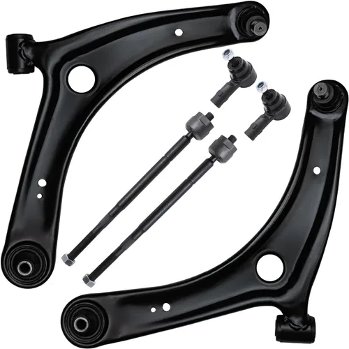 Vista 139 de Detroit Axle - Kit de extremo delantero para Chrysler 300 Dodge Charger 2011-2023 Challenger, 2 Lower Rearward Control Arms 2 Outer Tie Rods 2