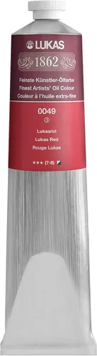 Vista 51 de Lukas 1862 Pintura al Óleo para Artistas Profesionales - Colores Tierra Amarillentos, 37 mL - Juego de 4 - Destacada Resistencia a la Luz, Sin