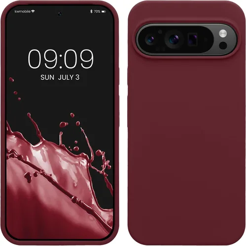 Vista 103 de kwmobile Funda Compatible con Google Pixel 6 Pro - Funda de Teléfono de Silicona TPU con Acabado Suave - Azul Caribe