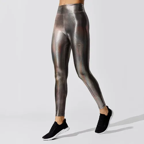 Vista 2 de HJYUZP Womens Sweatpants Women's Stretchy Faux Leather Leggings Pants Sexy High Waisted Tights Yoga Pants for Women