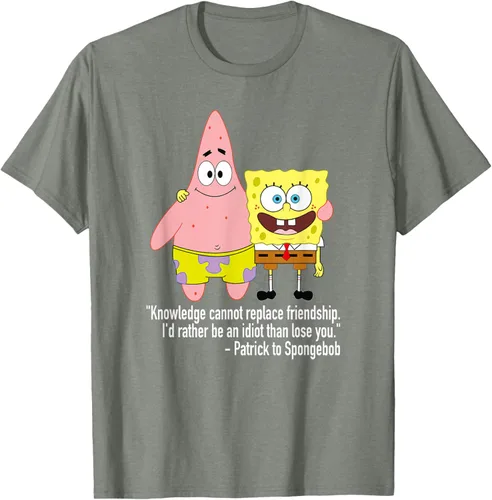 Vista 28 de Mademark x SpongeBob SquarePants - Patrick & SpongeBob - Camiseta de la amistad Asfalto