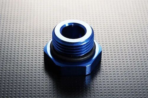 Vista 9 de Autobahn88 Montaje de extremo de manguera de freno de acero inoxidable - Reductor 1/2 NPT macho a 1/4 NPT macho