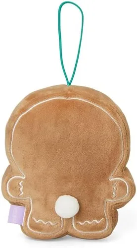 Vista 2 de BTS-Bangtan Boys_Producto oficial de edición navideña Baby RJ Cushion de felpa de 10 pies y llavero de adorno navideño Baby RJ tarjetas fotográficas