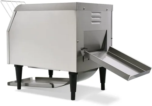 Vista 2 de Transportador de tostadora comercial de 150 rebanadas/hora, tostadora de acero inoxidable para pan de panecillo resistente con control de 7