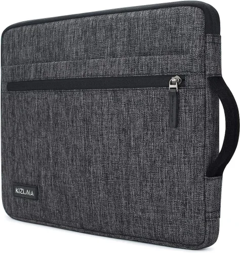 Vista 12 de KIZUNA - Funda para portátil y tableta de 10 pulgadas, resistente al agua, maletín para computadora, bolsa de mano para iPad Pro de 9.7" a 11", iPad