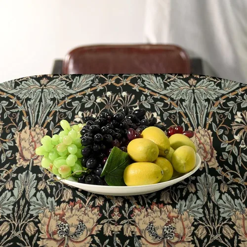 Vista 97 de Mantel Floral Retro de Pájaros, Diseño Original Bohemio William Morris Estampado Cubierta de Mesa para Hogar Picnic Fiesta Comedor Cocina William