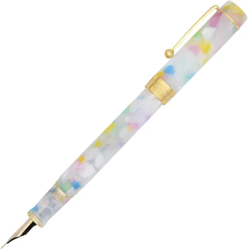 Vista 8 de Gullor Pluma estilográfica ligera en caja de regalo, incluye convertidor, barril de resina, color A