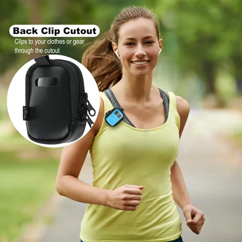 Vista 5 de Funda para reproductor de MP3 compatible con SanDisk Clip Jam/Clip Sport Plus/Clip Sport Go/Clip Sport Go/Clip Sport Reproductor de MP3 Funda