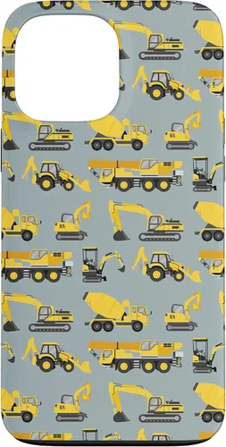 Vista 24 de Fun Construction Vehicles Truck Pattern Case for iPhone 17