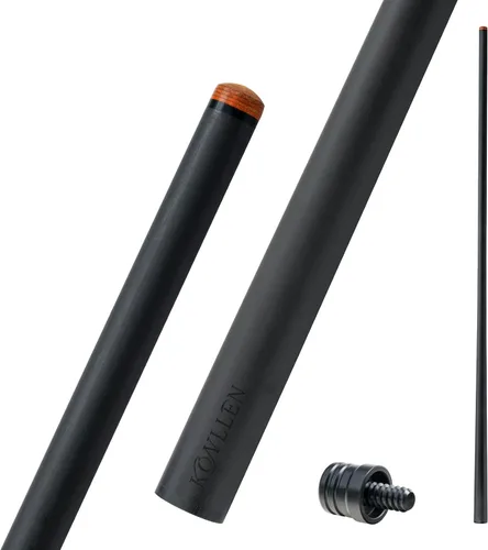 Vista 10 de KONLLEN Carbon Fiber Pool Cue Shaft, 3/8x8 & Uni-Loc Joint Amarillo-0.4 in