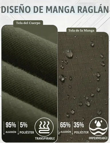 Vista 6 de TACVASEN Camisa táctica de combate de manga larga para hombre con Verde militar
