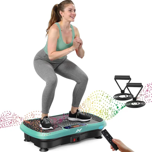 Vista 8 de AXV Vibration Plate Exercise Machine Fitness Platform Body Vibrating Board ARK.ROSA