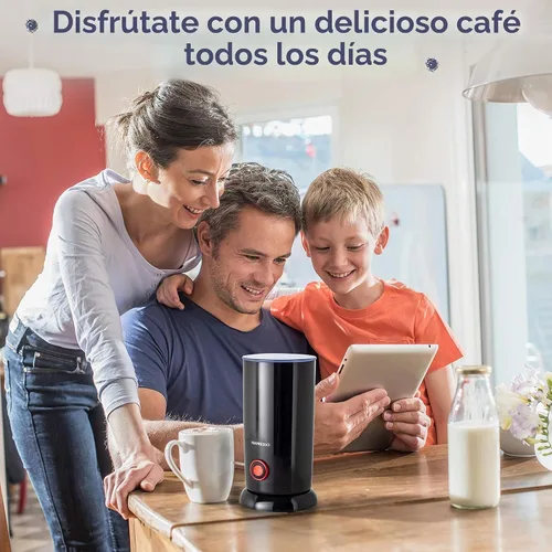 Vista 4 de Mixpresso Espumador de leche eléctrico y vaporizador de leche, espumador