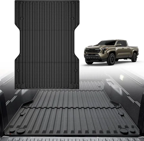 Vista 33 de TripleAliners - Tapete para caja de camioneta (de ejes) de 5 pies, encaje perfecto para pick-up de carga, accesorio de protección de vehículo