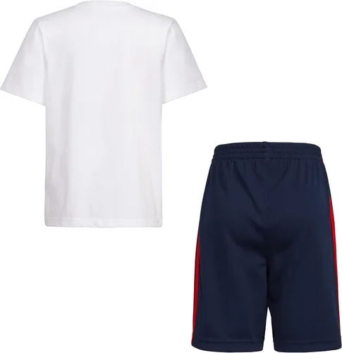 Vista 2 de adidas boys 2-piece Cotton Graphic Tee & Short Set