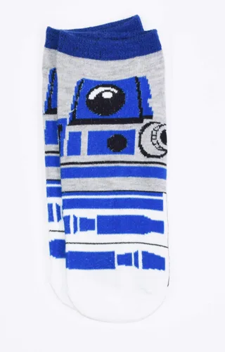 Vista 5 de STAR WARS Chewbacca Darth Vader R2-D2 Faces - Calcetines tobilleros (5 unidades)
