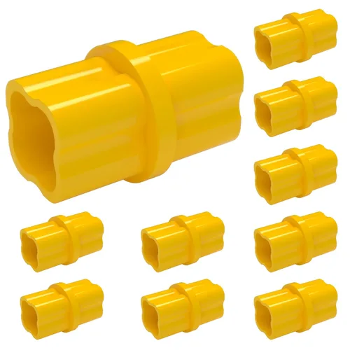 Vista 7 de FORMUFIT F114ICO-BK-10 Acoplamiento interno de PVC, grado de muebles, tamaño de 1-1/4", negro (paquete de 10)