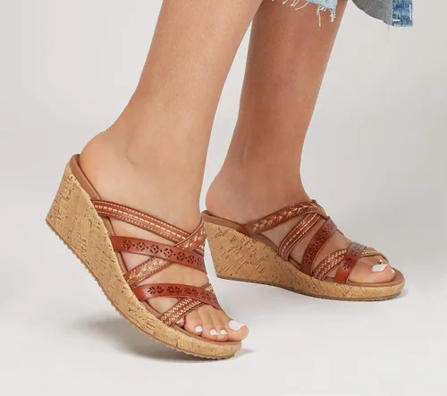 Vista 5 de Skechers Sandalias Beverlee - Tiger PosseWedge para mujer