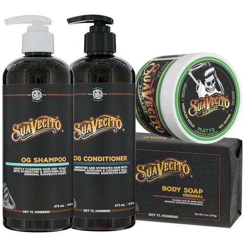 Vista 17 de Suavecito Paquete de productos esenciales para el cabello y el cuerpo