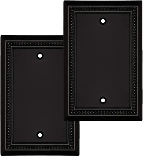Vista 13 de Henne Bery Sunken Pearls - placa decorativa de pared, placa decorativa de pared, tapa de salida de la placa del interruptor, aleación de zinc sólida