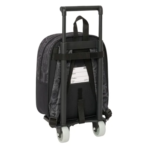 Vista 4 de Mochila Escolar con Ruedas The Avengers Vendetta Negro 22 x 27 x 10 cm