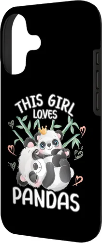 Vista 2 de This Girls Loves Pandas' for Teen Girls Case for iPhone 17